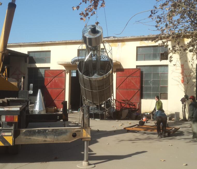 陜西糧食烘干機(jī)發(fā)貨現(xiàn)場